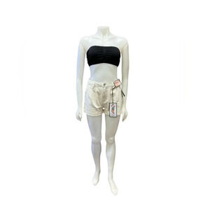 BCBGeneration NWT Shorts Pleated Trouser  High Rise White Size 5/27